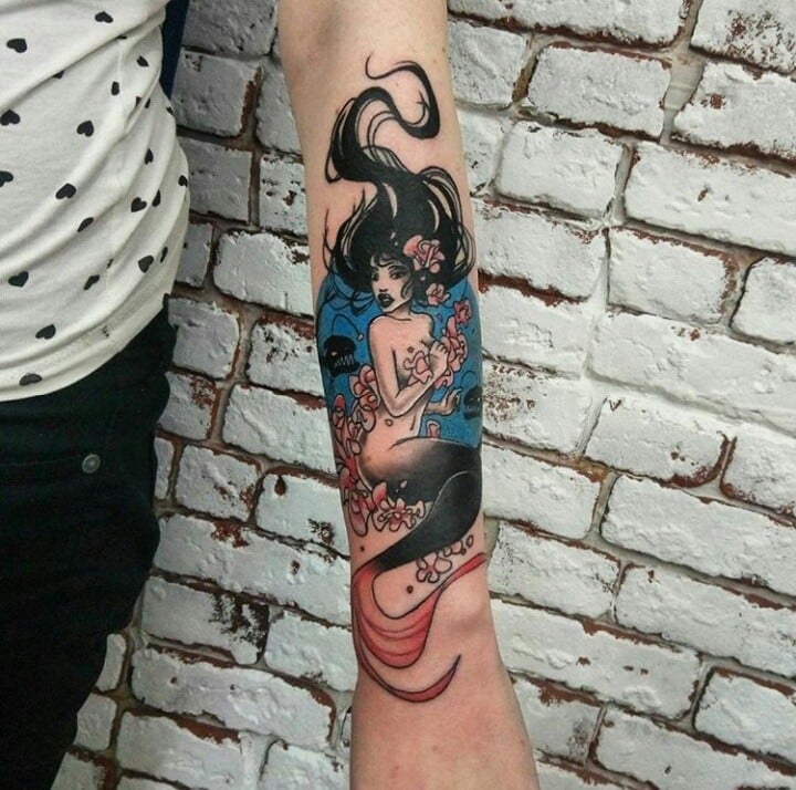 Color tattoo, фото - Тату мастер Александр Дубровин
