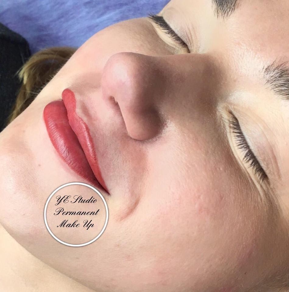Перманент губ татуаж перманентный макияж, фото - Студия татуажа YE Studio Permanent Make Up