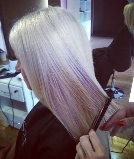 Скрытое окрашивание сложное блонд, фото - Салон красоты Pudra