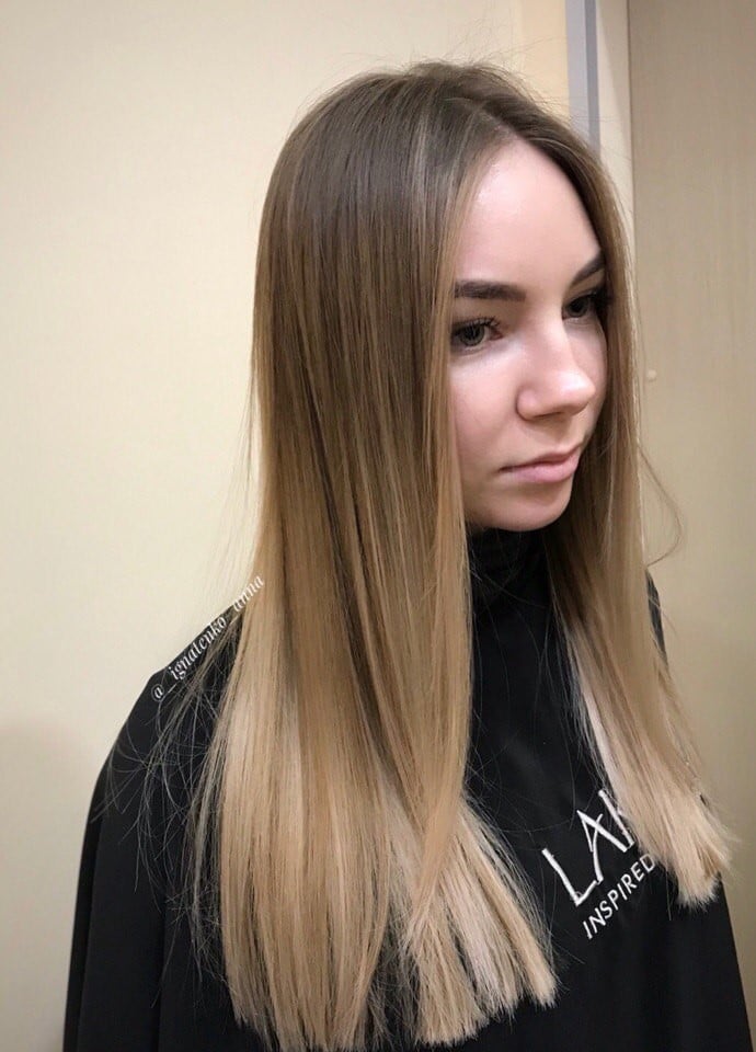 Стрижка на длинные волосы женская укладка волос, фото - Парикмахер Анна Игнатенко