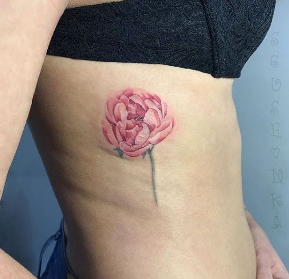 Женские цветные акварель, фото - Тату мастер Маша Згущонка