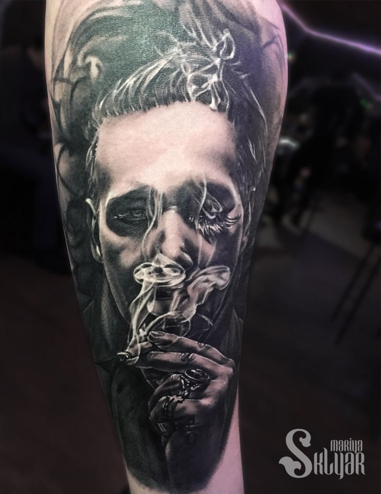 Для хлопців на нозі реалізм, фото - Тату майстер Мария Скляр