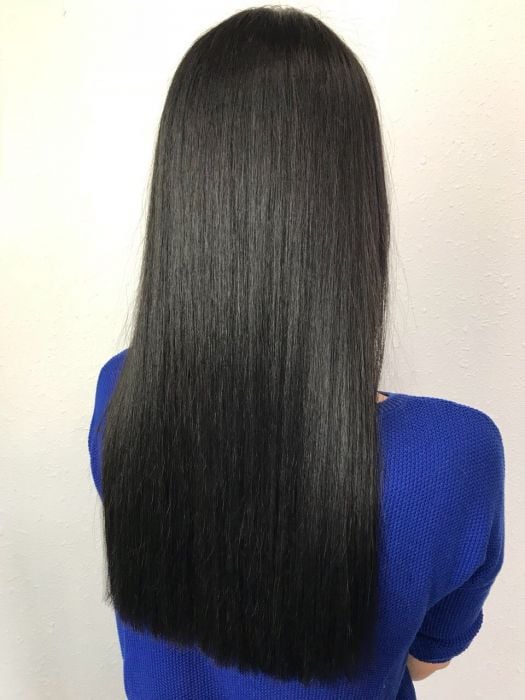 Стрижка на длинные волосы укладка волос классическая, фото -  Look At Me beauty studio