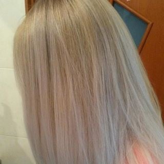Стрижка на довге волосся жіноча блонд, фото - Перукар Наталья Ганзенко