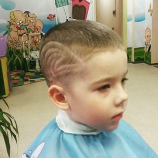 Стрижка на короткие волосы для мальчика фейд, фото - Парикмахер Наталья Ганзенко