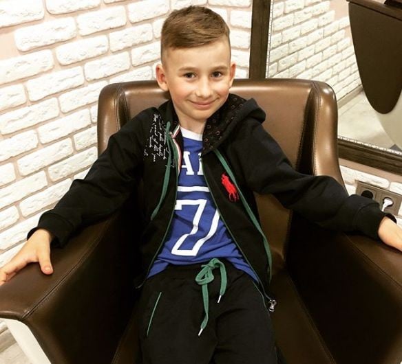 Мужская стрижка на короткие волосы для мальчика, фото -  Dazzling Salon
