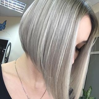 Стрижка боб жіноча градуйована, фото - Перукар Елена Ганенко