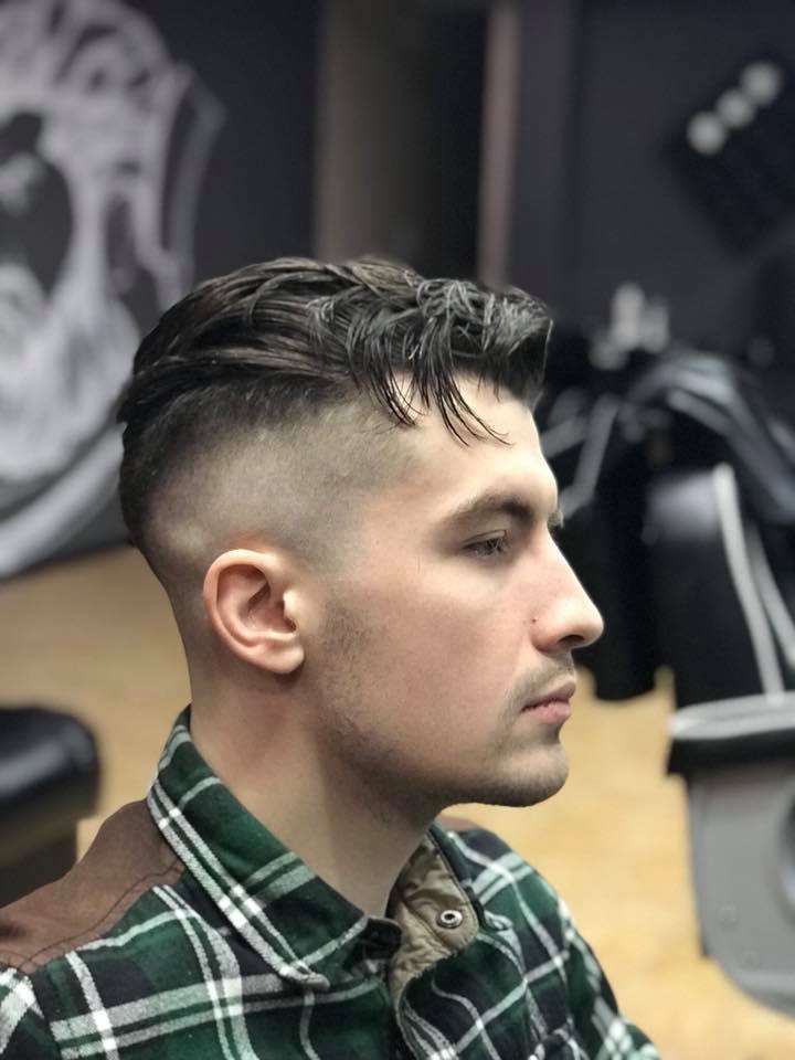 Чоловіча стрижка фейд андеркат, фото -  The Barbershop