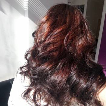 Укладка волос длинные волосы оформление бровей, фото -  Friends (Френдс)