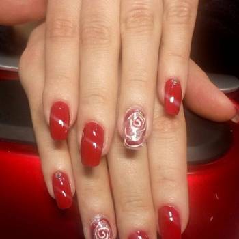 Манікюр оформлення брів нарощеннявій, фото - Салон краси Аура