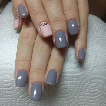 Манікюр оформлення брів нарощеннявій, фото - Салон краси Аура