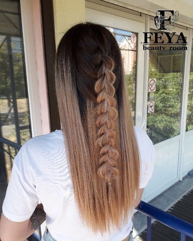 Стрижка на длинные волосы женская укладка волос, фото - Студия красоты Feya Beauty Room