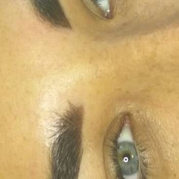 Татуаж бровей, эффект окрашивания хной