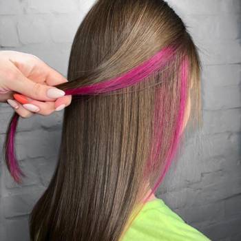 фарбування волосся, пряме волосся, довге волосся, оформлення брів, нарощеннявій