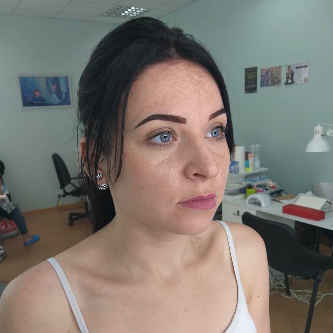 Пудрові брови перманент брів губ, фото -  Dream Beauty Studio