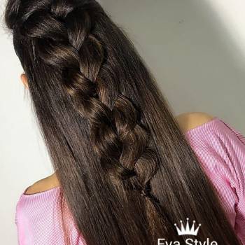 плетение волос, косички