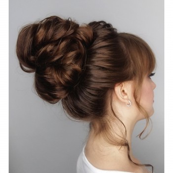 Свадебная причёска 
                    Визажист Анна Логвинова Кривой Рог