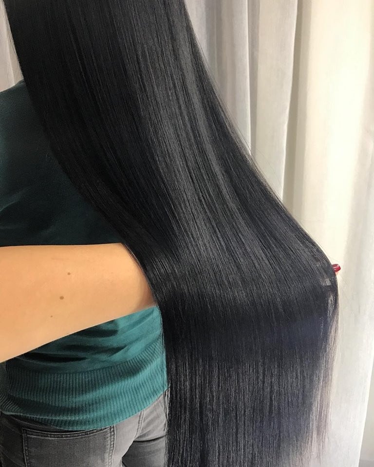 Стрижка на довге волосся жіноча чорне, фото -  VIP HAIR