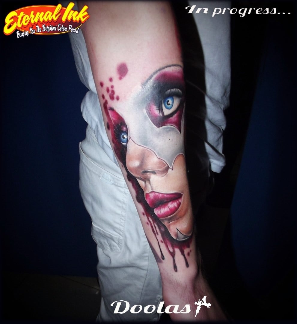 Для хлопців на передпліччі кольорові, фото - Тату майстер Андрей Вознюк