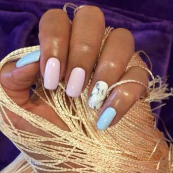 Манікюр оформлення брів нарощеннявій, фото -  BEAUTY FLY