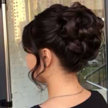 Вечерняя прическа