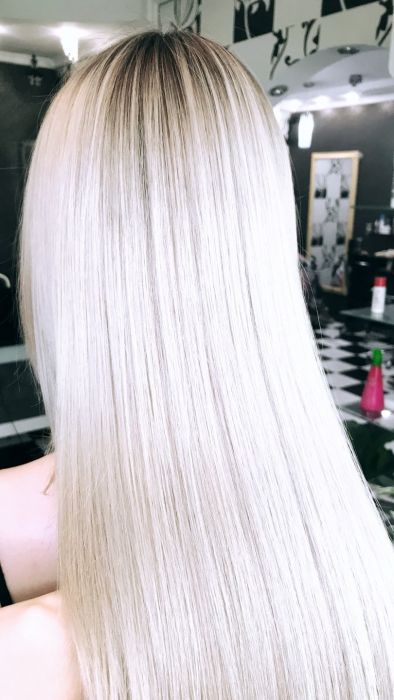 Стрижка на длинные волосы укладка блонд, фото - Студия красоты He&She beauty salon