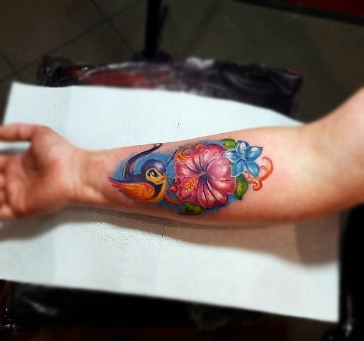 Для хлопців на передпліччі кольорові, фото - Тату майстер Ольга Мартова