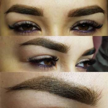 Татуаж бровей перманентный макияж оформление, фото -  Royal Permanent