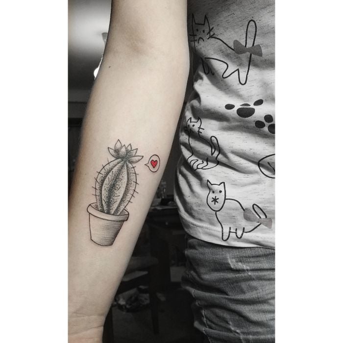 Для дівчат на передпліччі кольорові, фото - Тату майстер Диана Бондаренко