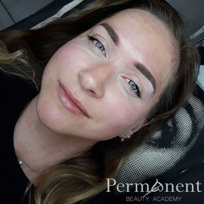 Пудрові брови перманент губ перманентний макіяж, фото -  Permanent BEAUTY ACADEMY