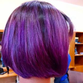 Женская стрижка окрашивание волос, фото - Салон красоты Лотос