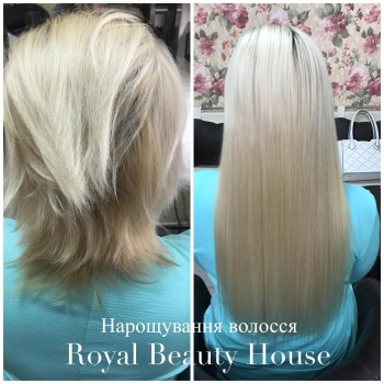 Наращивание волос
                    Салон краси Royal Beauty House Вінниця
