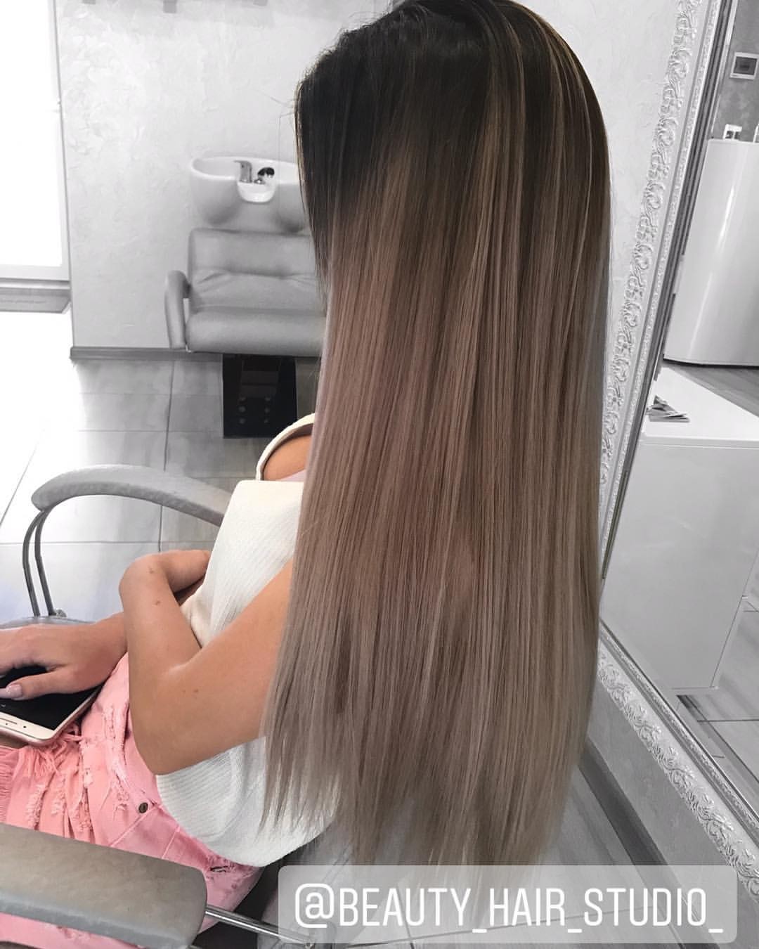 Стрижка на длинные волосы женская балаяж, фото -  Beauty Hair Studio