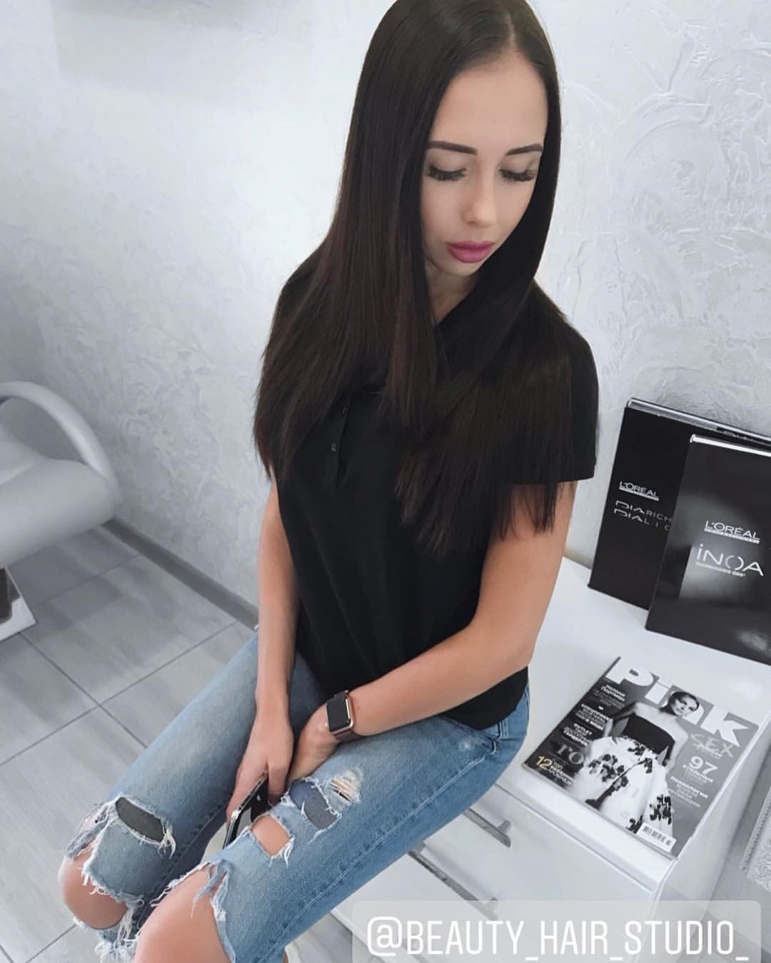 Стрижка на длинные волосы женская укладка волос, фото -  Beauty Hair Studio