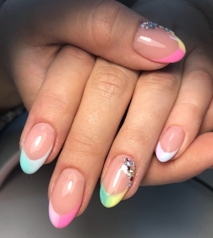 Красивый френч с "изюминкой", фото - Ногтевая студия Fantasy nail