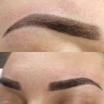 Перманентный макияж бровей