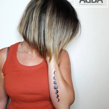Женская стрижка тату, фото -  АРТ Лаборатория ABBA