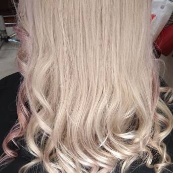 Окрашивание передних прядей холодный блонд платиновый, фото - Парикмахер-колорист Светлана Иванова