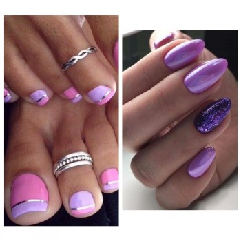 Комплекс: Маникюр с покрытием + Педикюр с покрытием Гель-Лак
                    Нігтьова студія Fantasy nail Київ