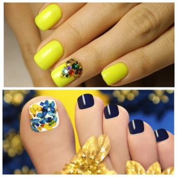 Комплекс: Маникюр с покрытием + Педикюр с покрытием Гель-Лак
                    Нігтьова студія Fantasy nail Київ