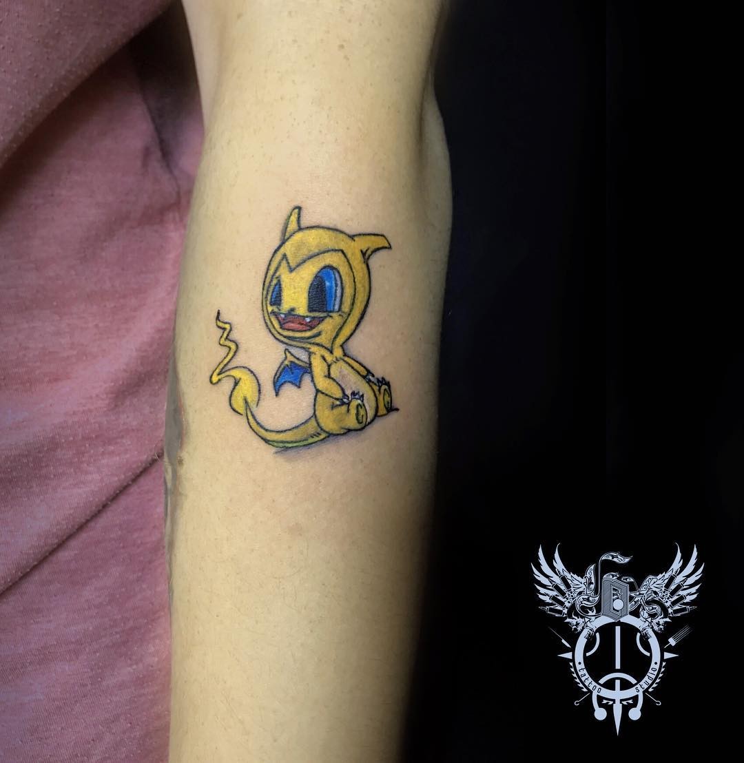 Мужские на предплечье цветные, фото - Тату салон EOXtattoo