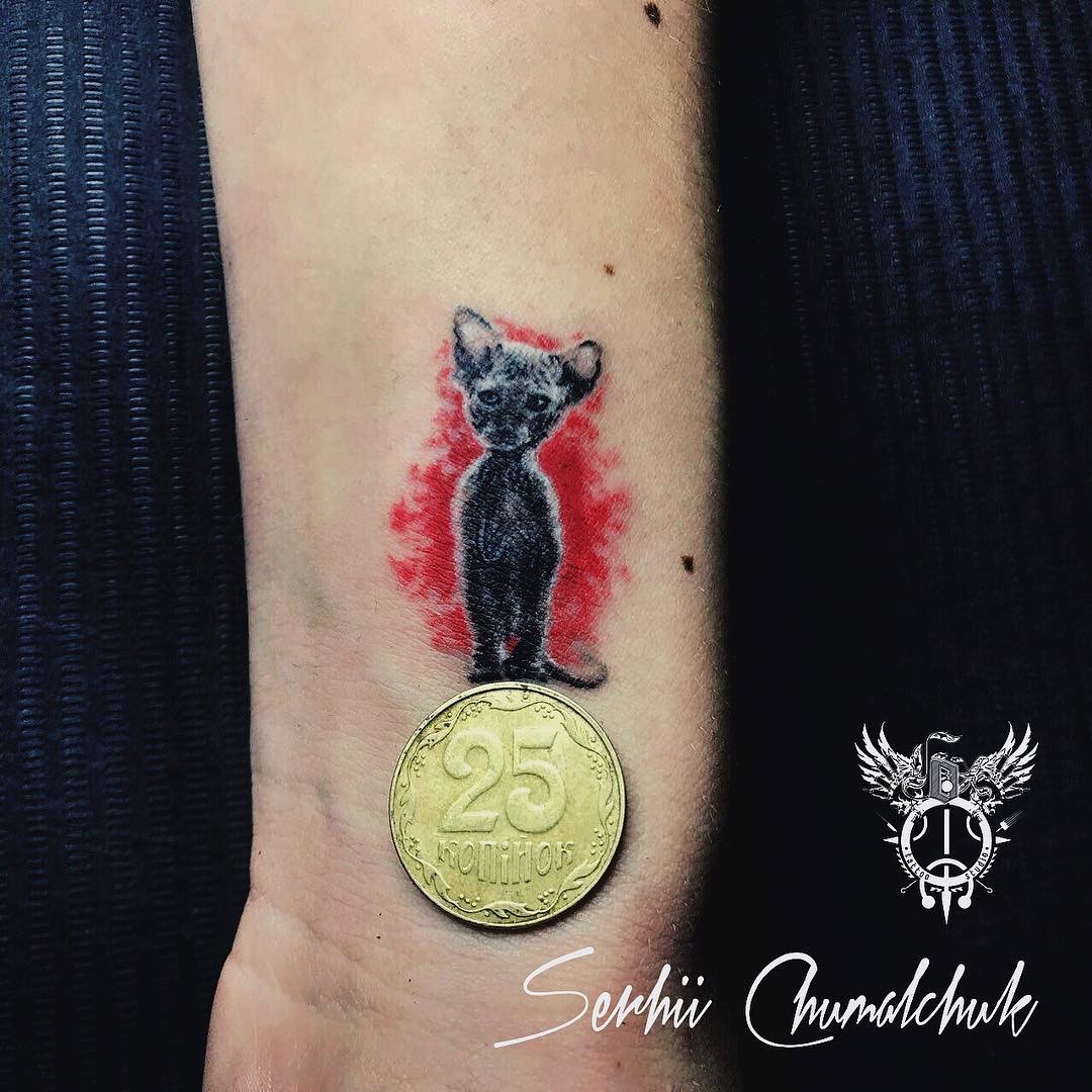 Для хлопців на зап'ясті кольорові, фото - Тату салон EOXtattoo