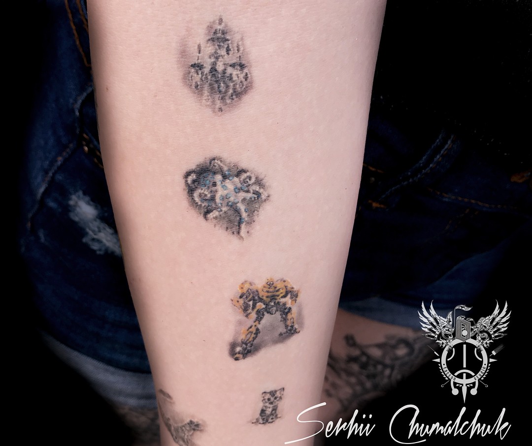 Женские на руке предплечье, фото - Тату салон EOXtattoo