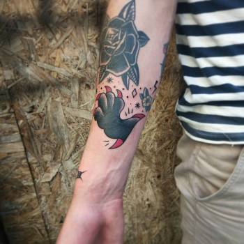 Тату олд скул, фото - Тату мастер Олег Барнич