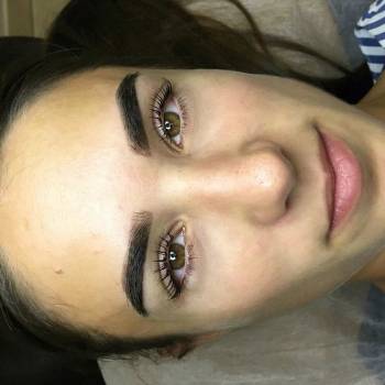 Коррекция+окрашивание бровей Ламинирование ресниц