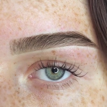 Моделирование/коррекция + окрашивание бровей Ламинирование р