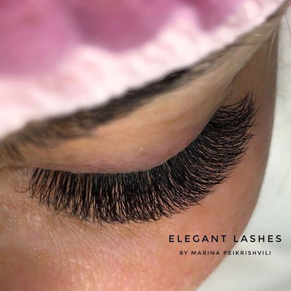 Нарощування вій нарощення 3д, фото -  Elegant Lashes