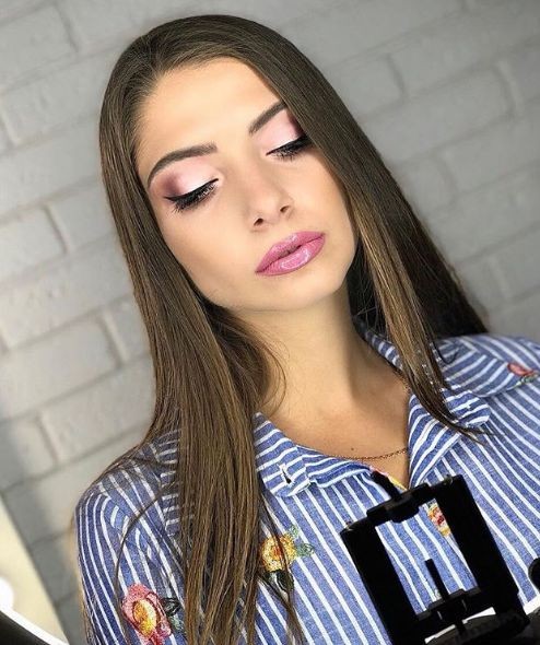 Макияж глаз красивый нежный, фото -  Elegant Lashes