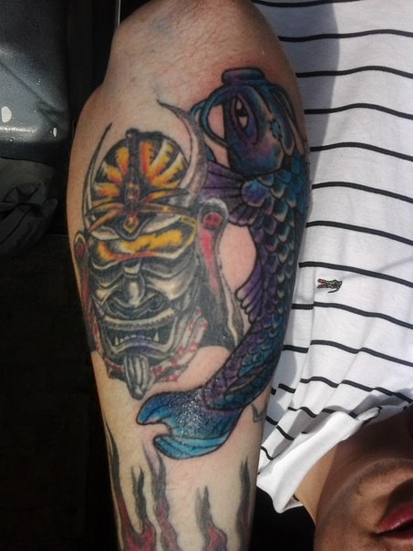 Рыба, фото - Тату мастер TimaTattoo