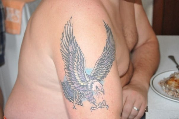Птица орел, фото - Тату мастер TimaTattoo